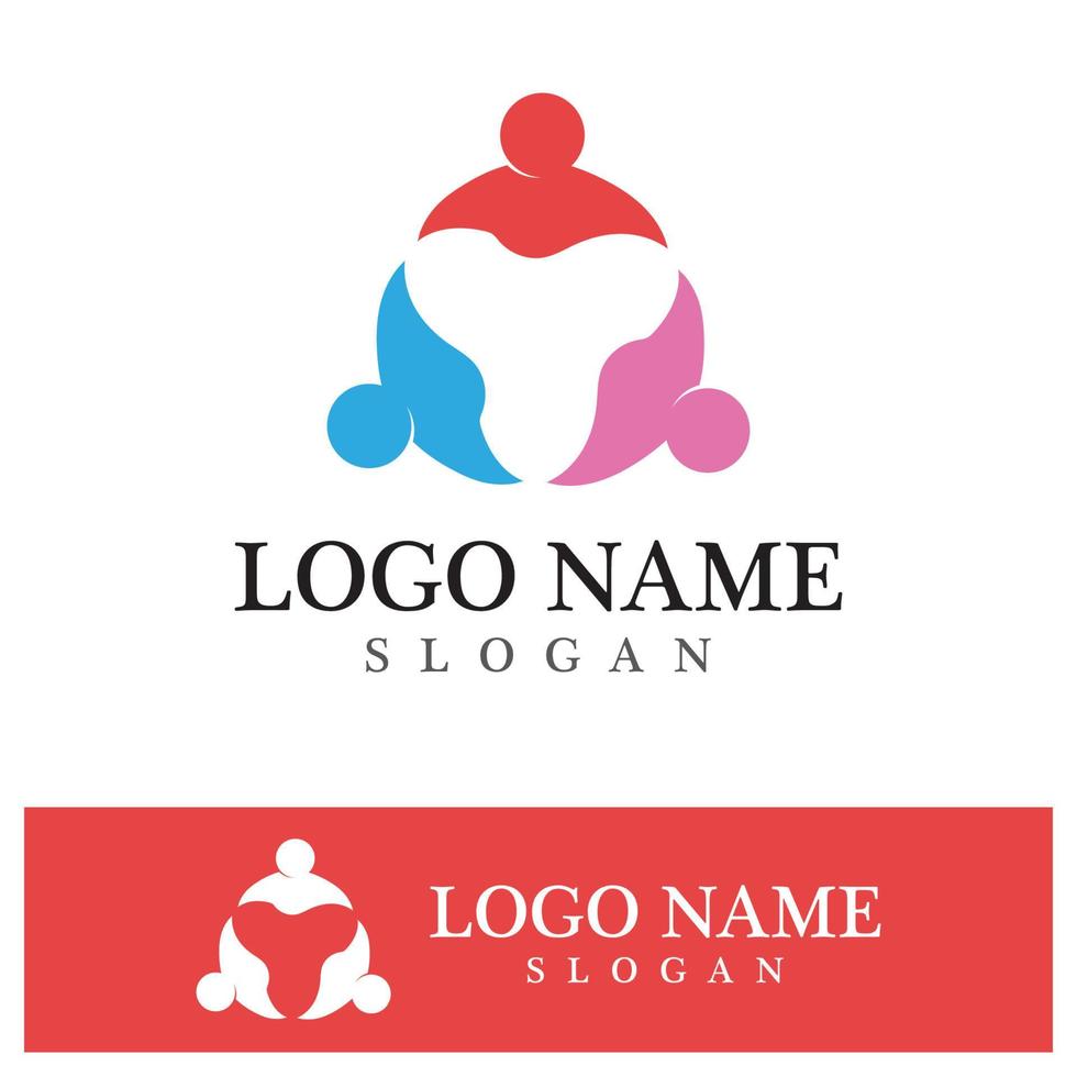 logotipo de la comunidad y vector de símbolo
