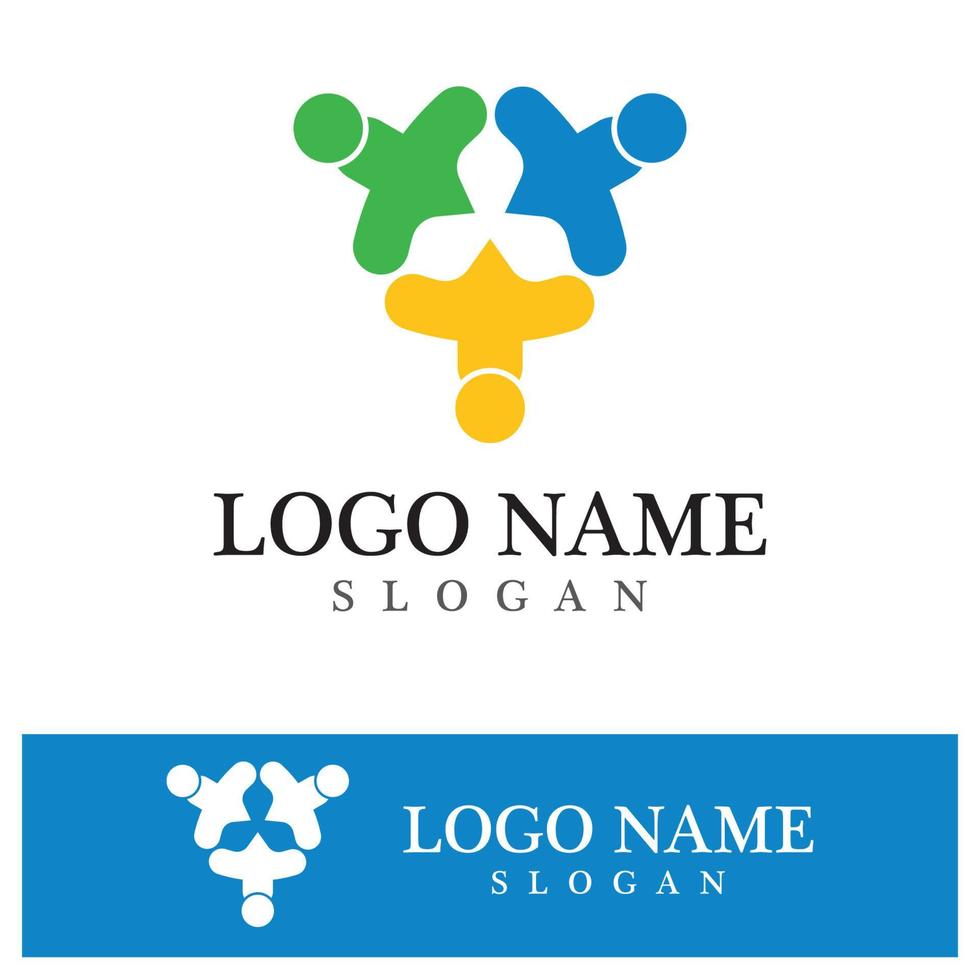 Community logo and symbol vector