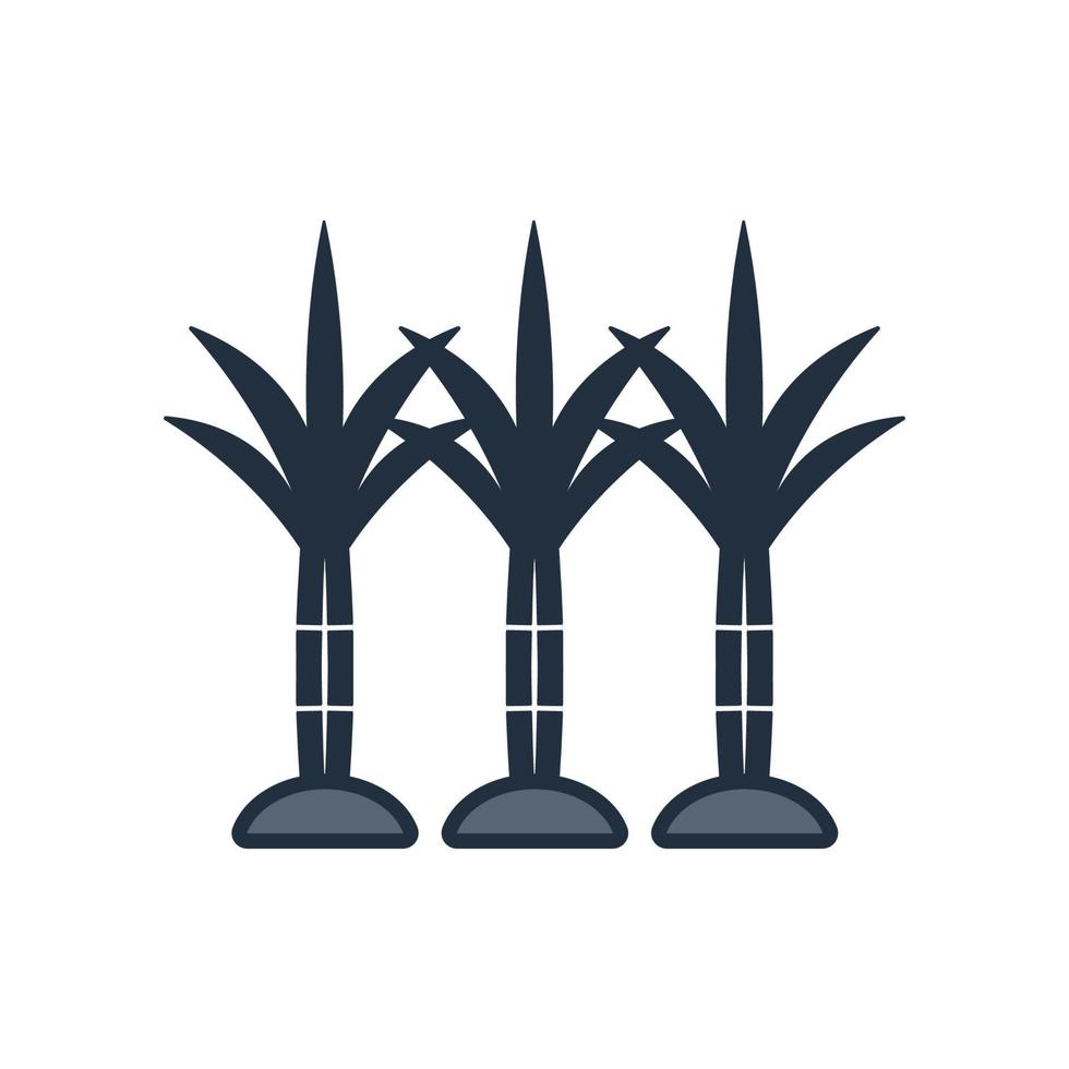 Sugar cane icon, Vector .