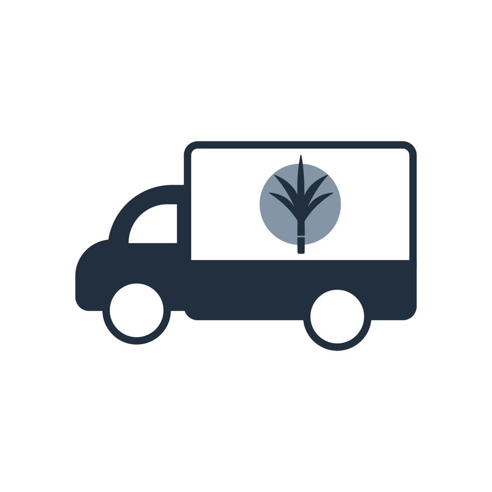 sugarcane truck icon , Vector. vector