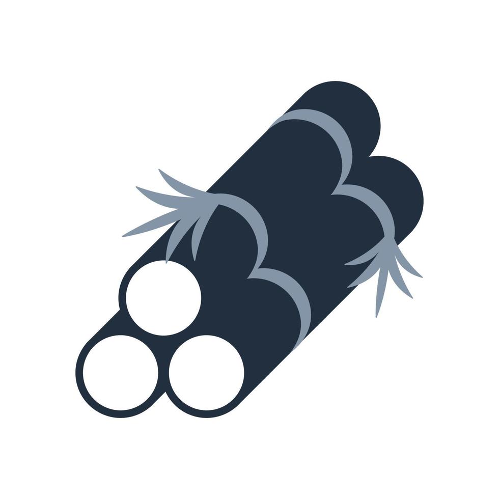 Sugarcane icon set, Vector and Illustration.