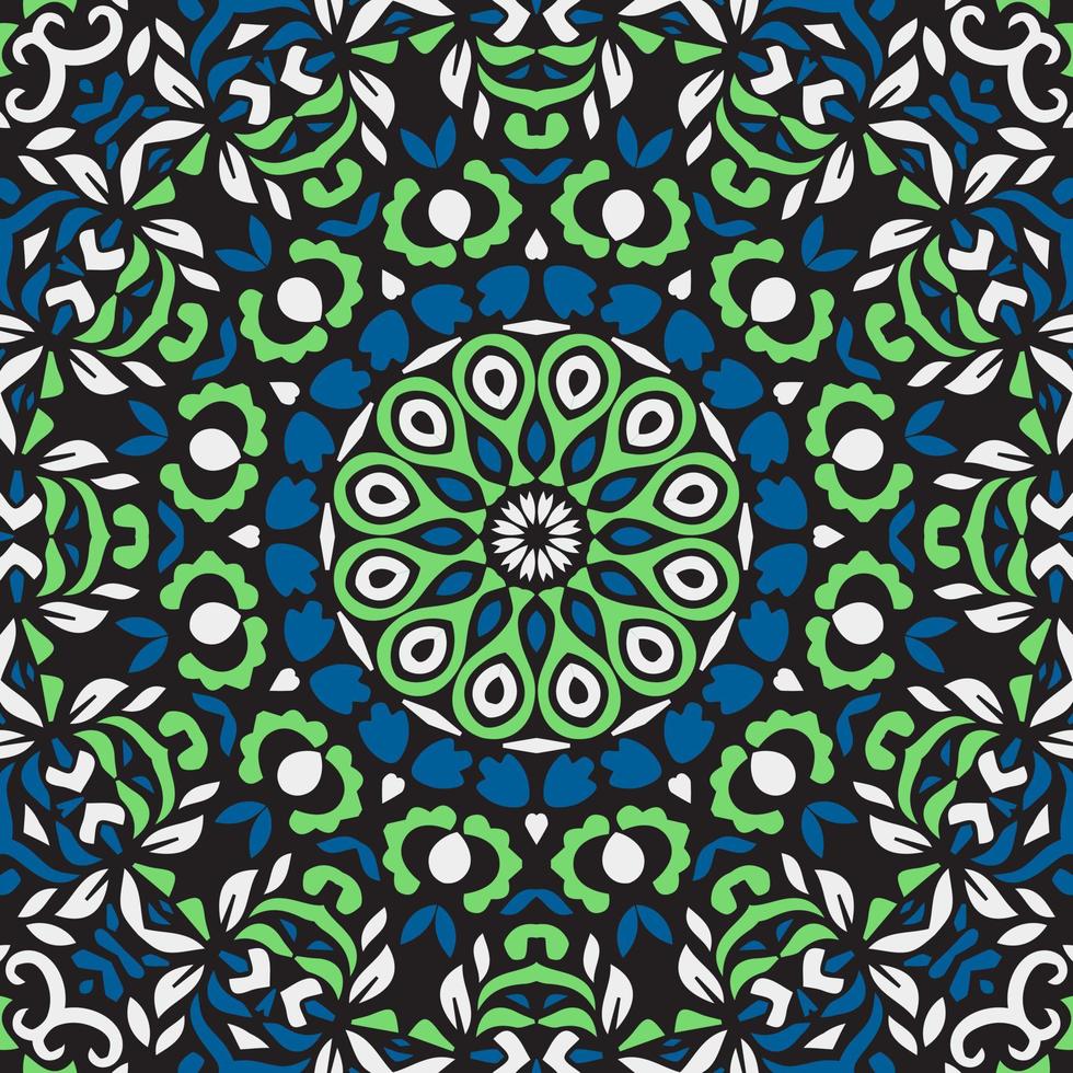 Seamless floral pattern. Ethnic Style Colorful ornamental  decoration for different purposes. vector