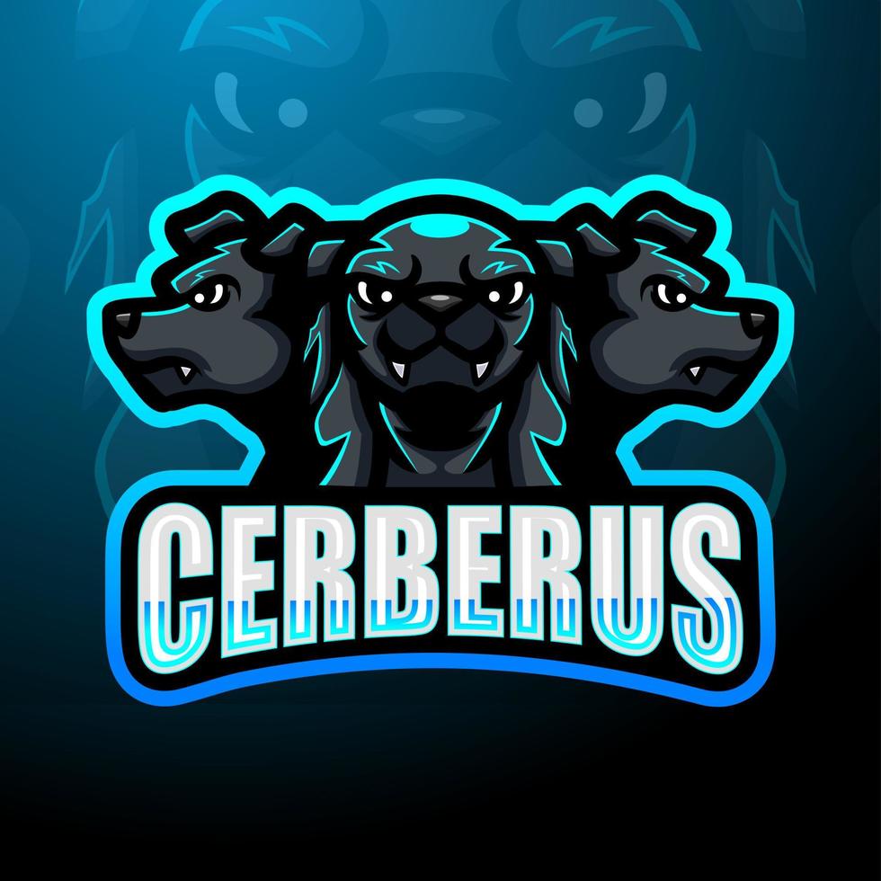 Cerberus mascot design vector