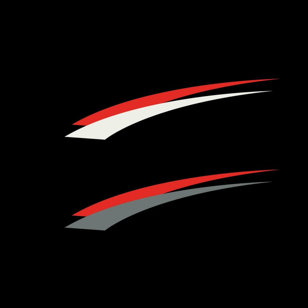 car body wrapping template sticker design vector