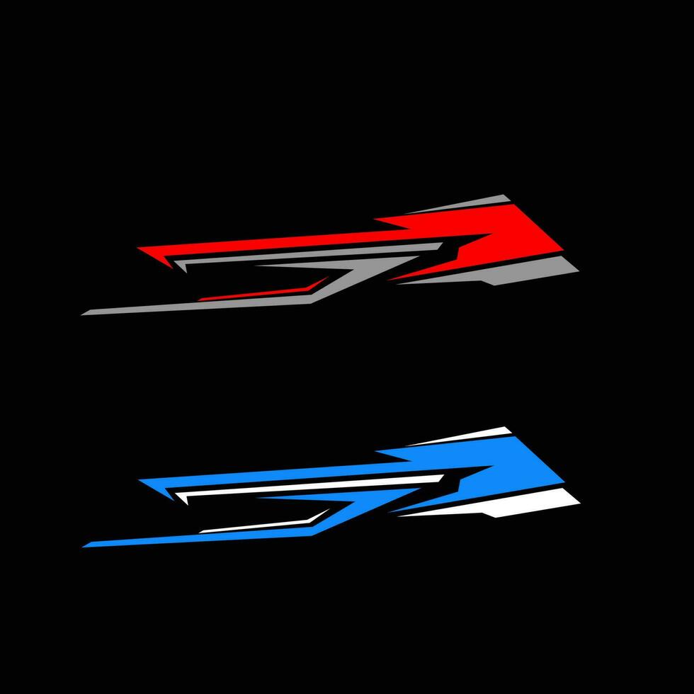 vector de fondo de envoltura de coche de carreras. coche deportivo pegatinas