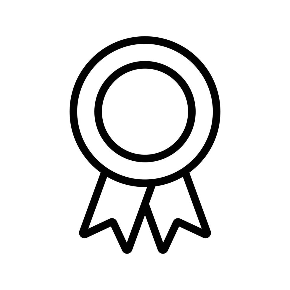 icono de premio de medalla vector