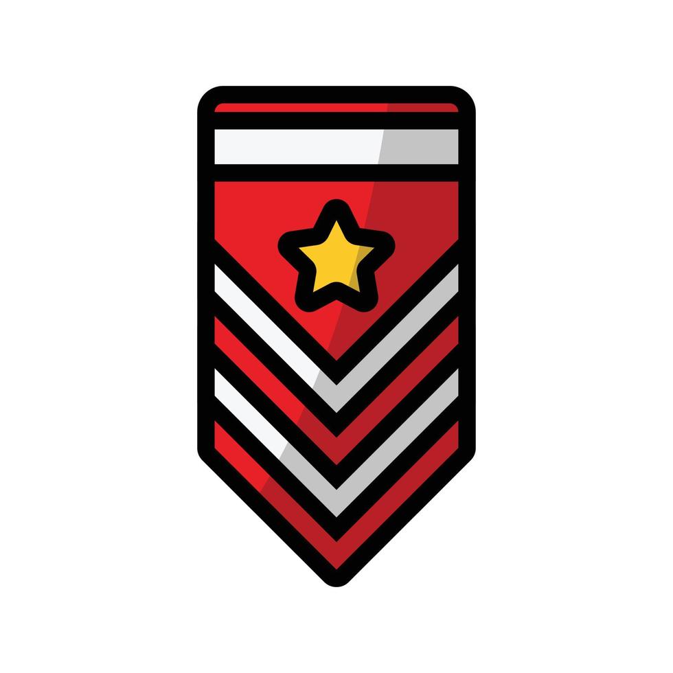 Military Rank Icon vector