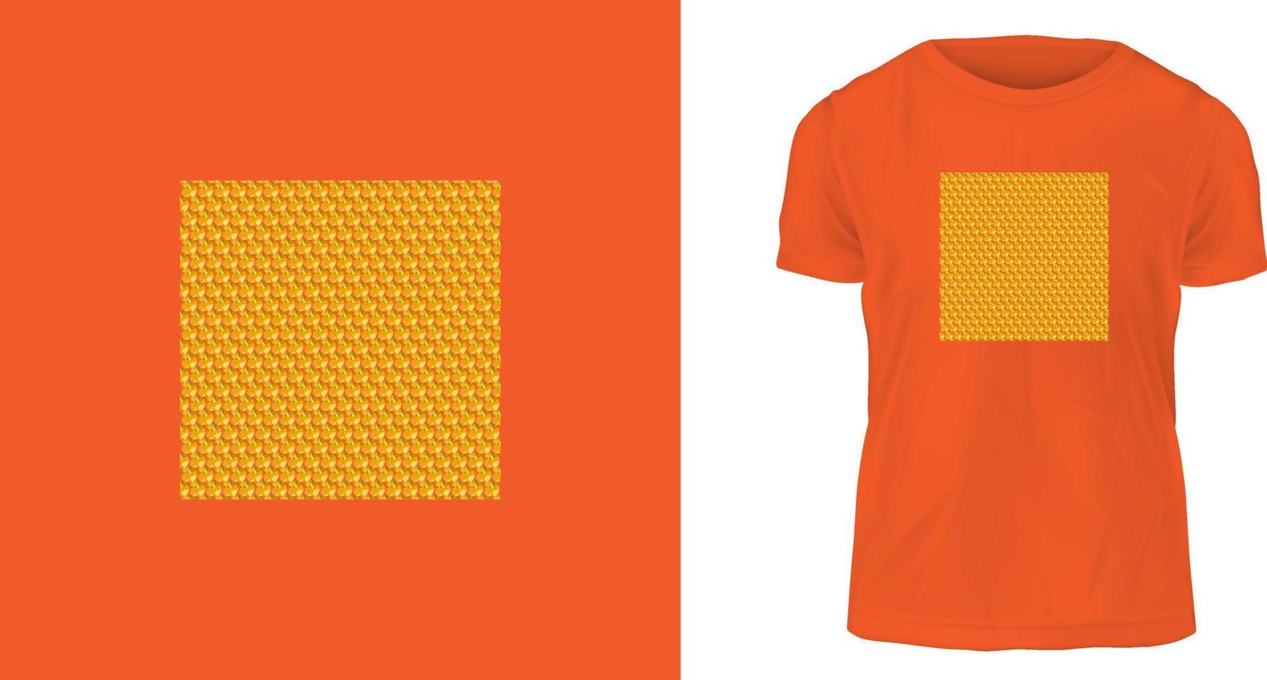 t shirt design concept, color pattern vector