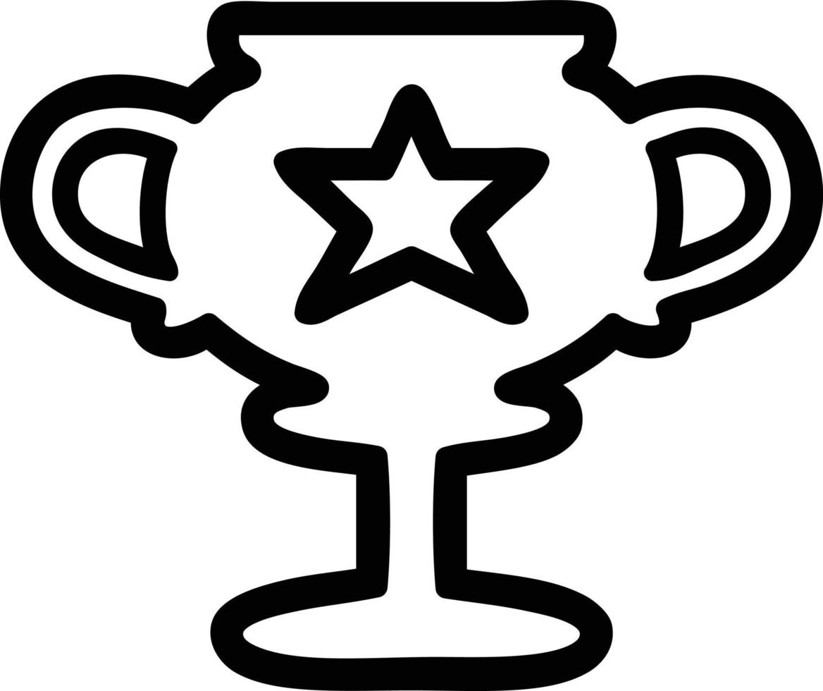 trophy cup icon vector