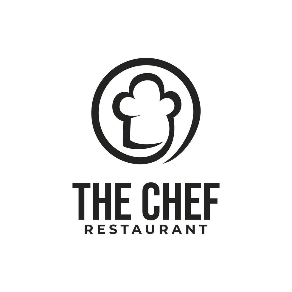 creative Chef logo  restaurant logo design vector