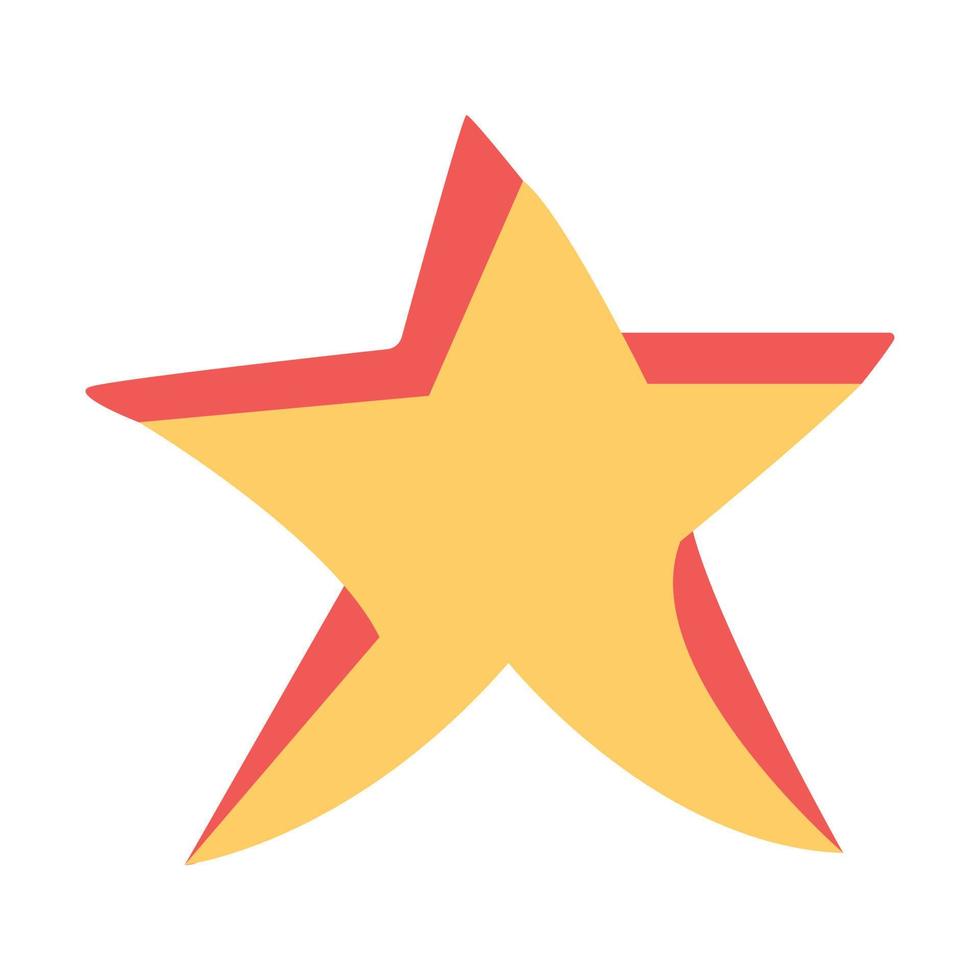 Illustration of star vector