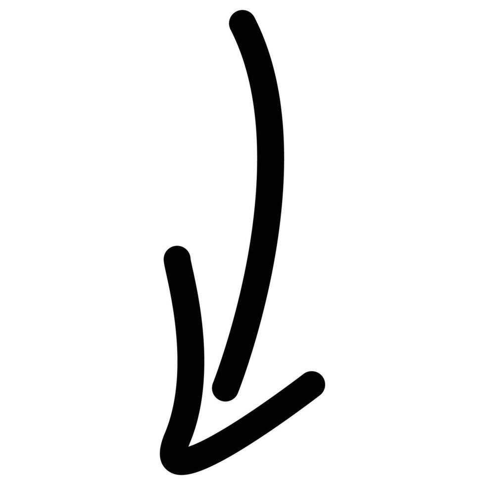 Arrow Line Icon vector
