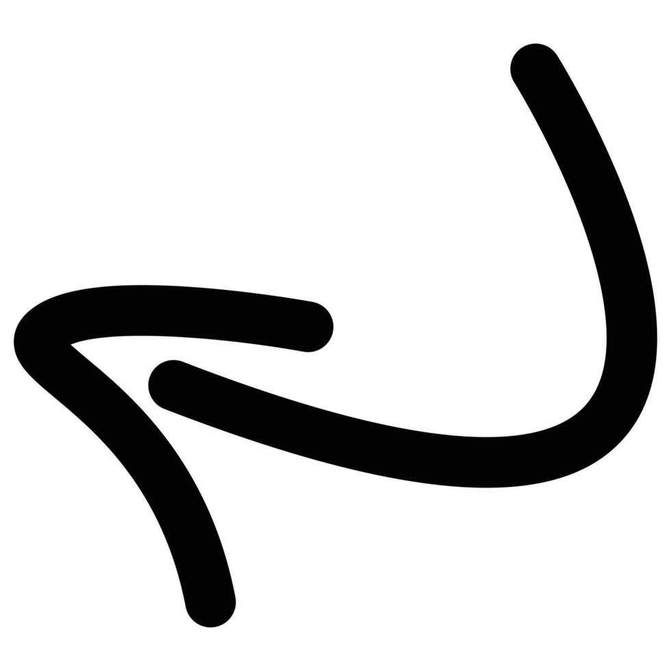 Arrow Line Icon vector