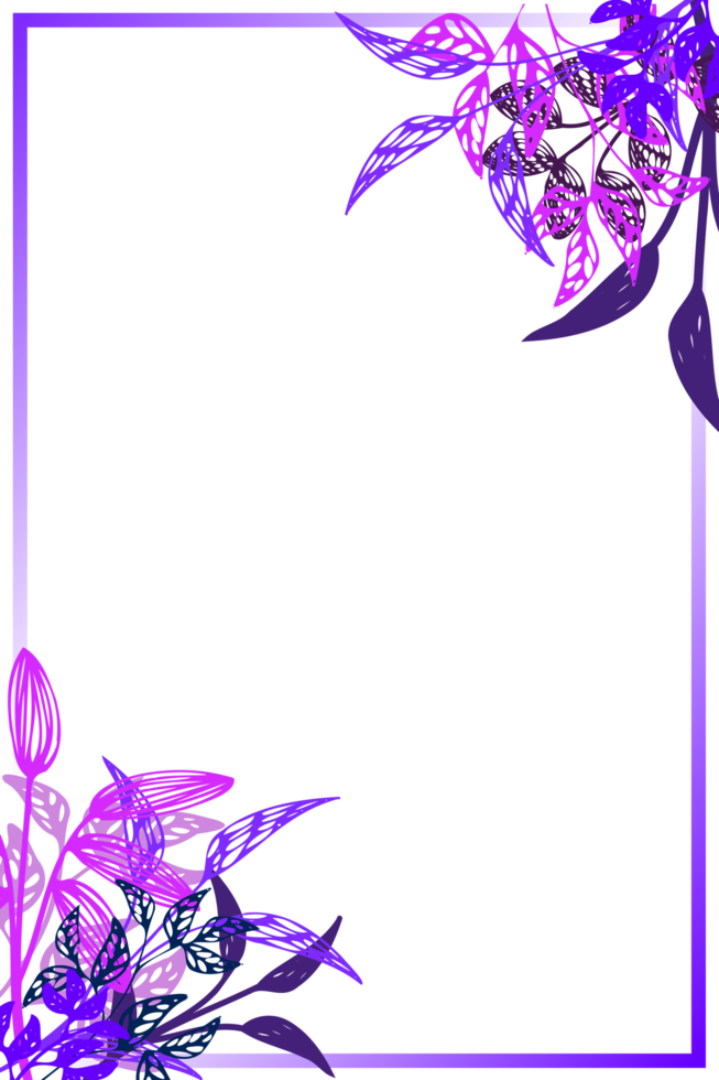 leaves frame. leaves border png