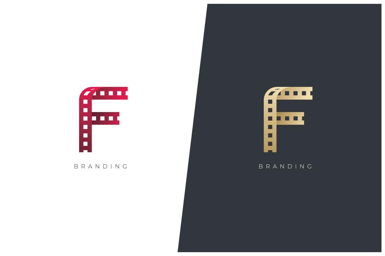 f letra logo vector concepto icono marca registrada. logotipo universal f marca