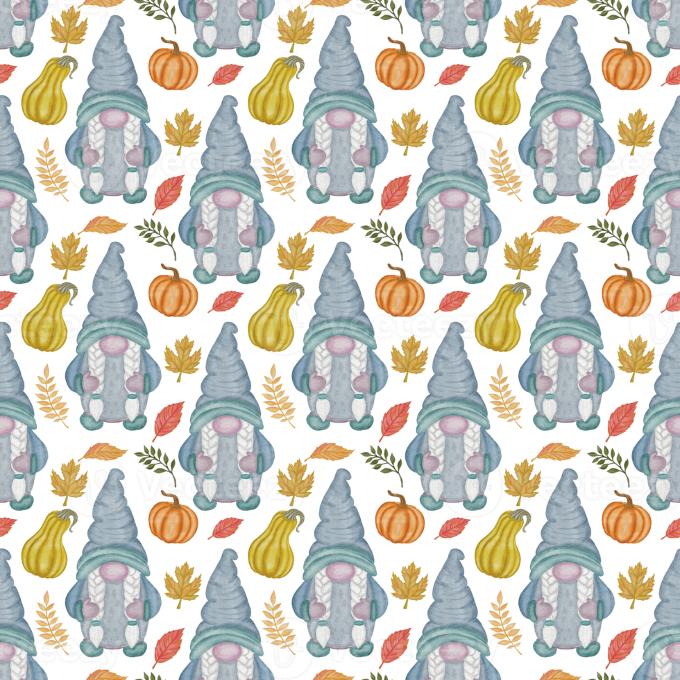 Autumn Fall Thanksgiving Seamless Repeat Pattern file png