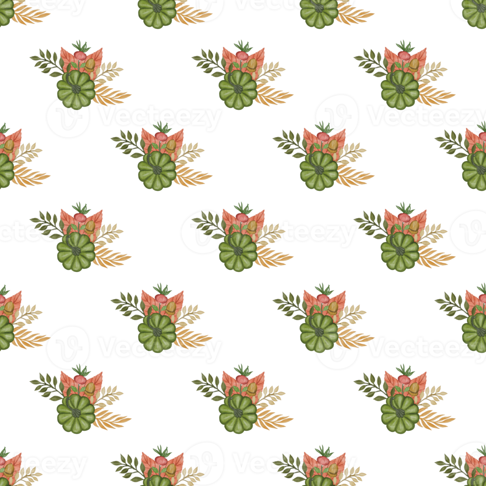 Autumn Fall Thanksgiving Seamless Repeat Pattern file png