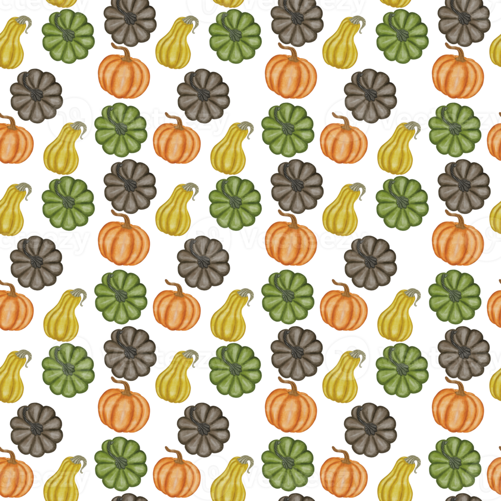 Autumn Fall Thanksgiving Seamless Repeat Pattern file png