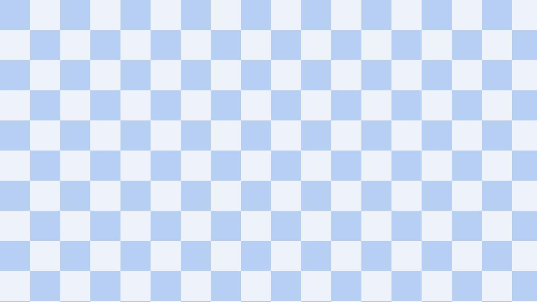 tablero de ajedrez azul pastel estético, ilustración de fondo de damas, perfecto para papel tapiz, fondo, fondo vector