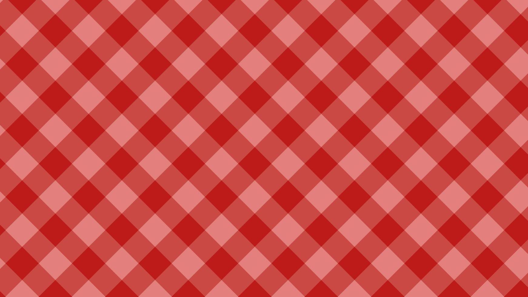 aesthetic red diagonal gingham, checkers, plaid, checkerboard wallpaper illustration, perfect for wallpaper, backdrop, background, banner, cover vector