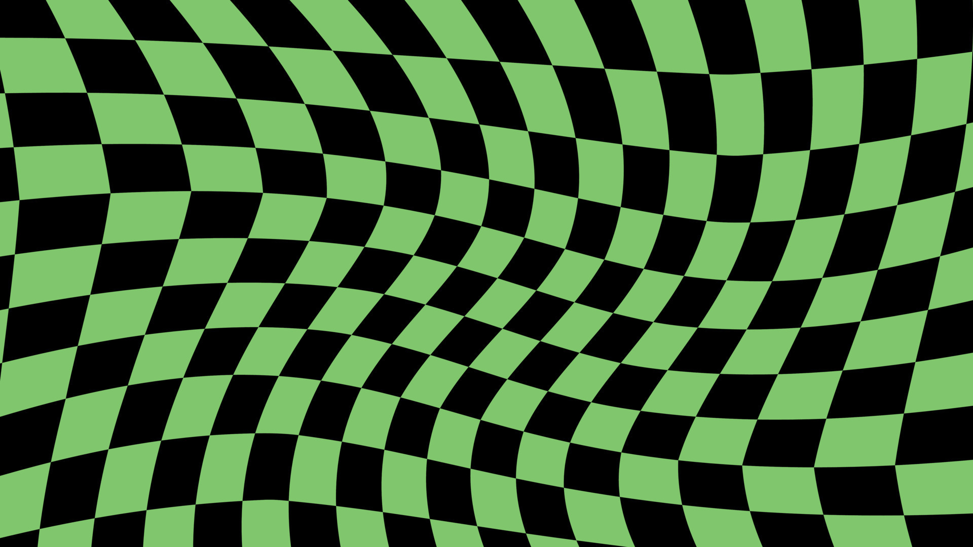 aesthetic abstract green and black distorted checkers, plaid ...