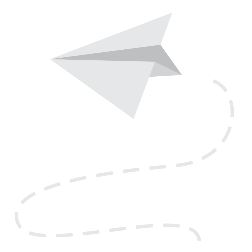 Paper plane pointing in different way . Business for innovative solution concept png