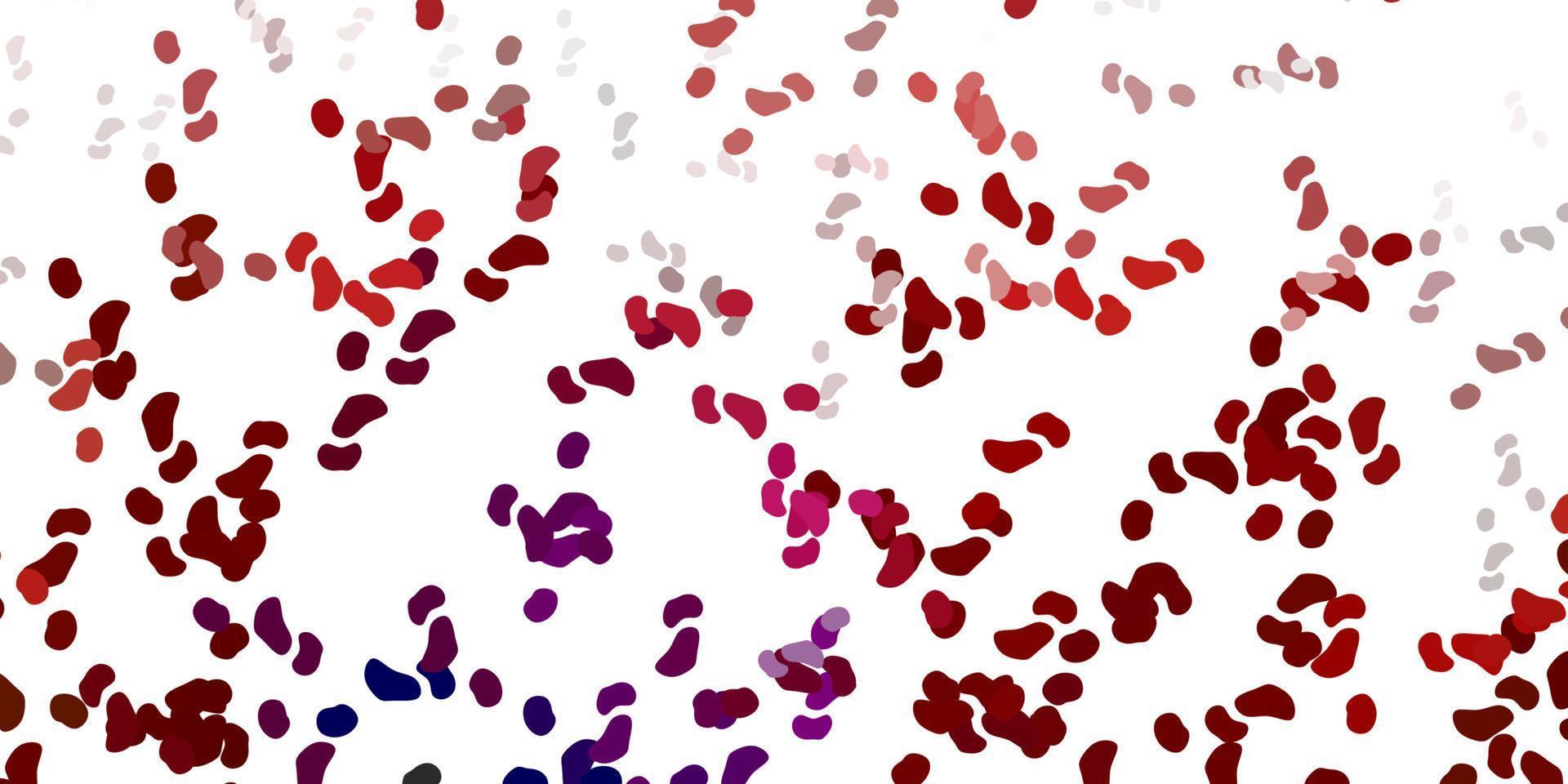 Light red vector pattern with abstract shapes.