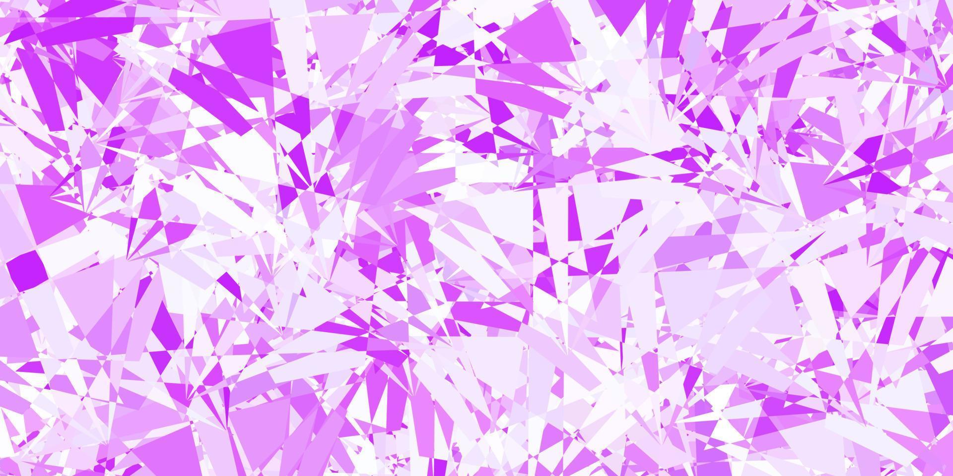 Light Purple vector background with polygonal forms.