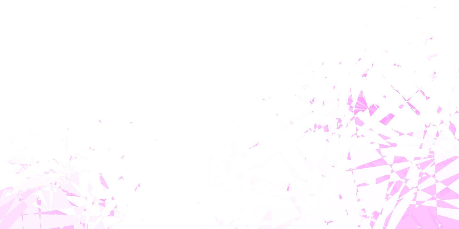 Light Purple, Pink vector template with triangle shapes.