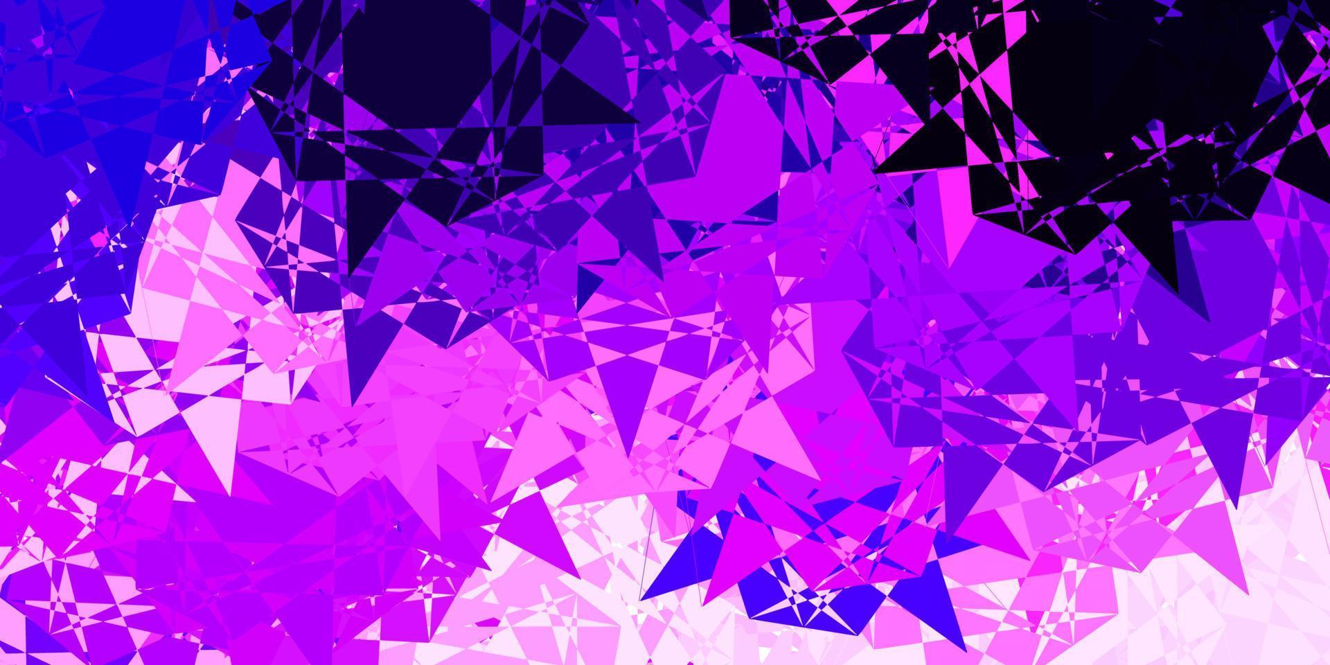 Light Purple, Pink vector background with polygonal forms.
