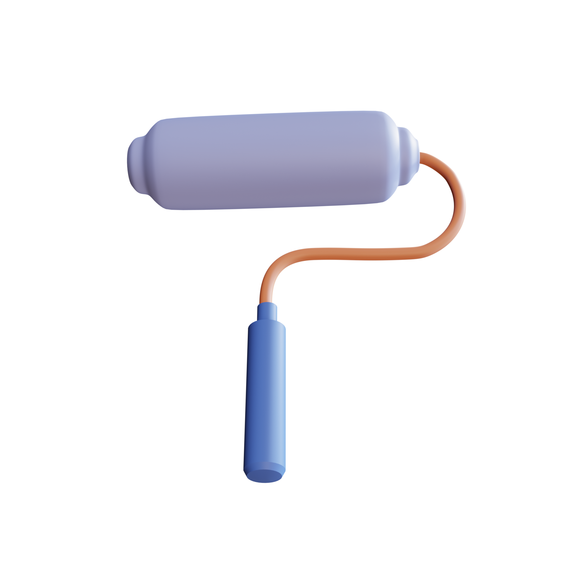 3d render illustration paint roller 11767661 PNG