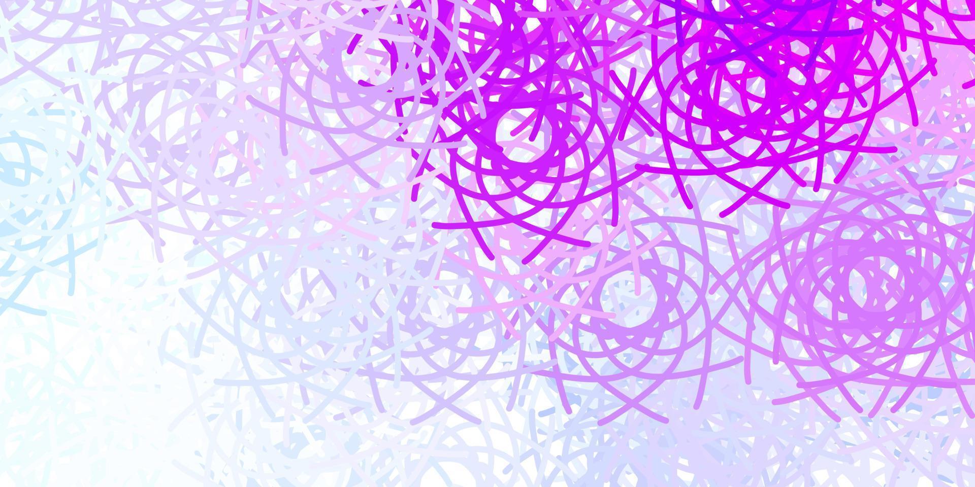 Light Purple vector background with random forms.