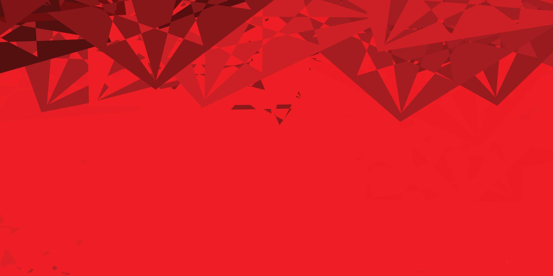 Light Red vector background with polygonal forms.