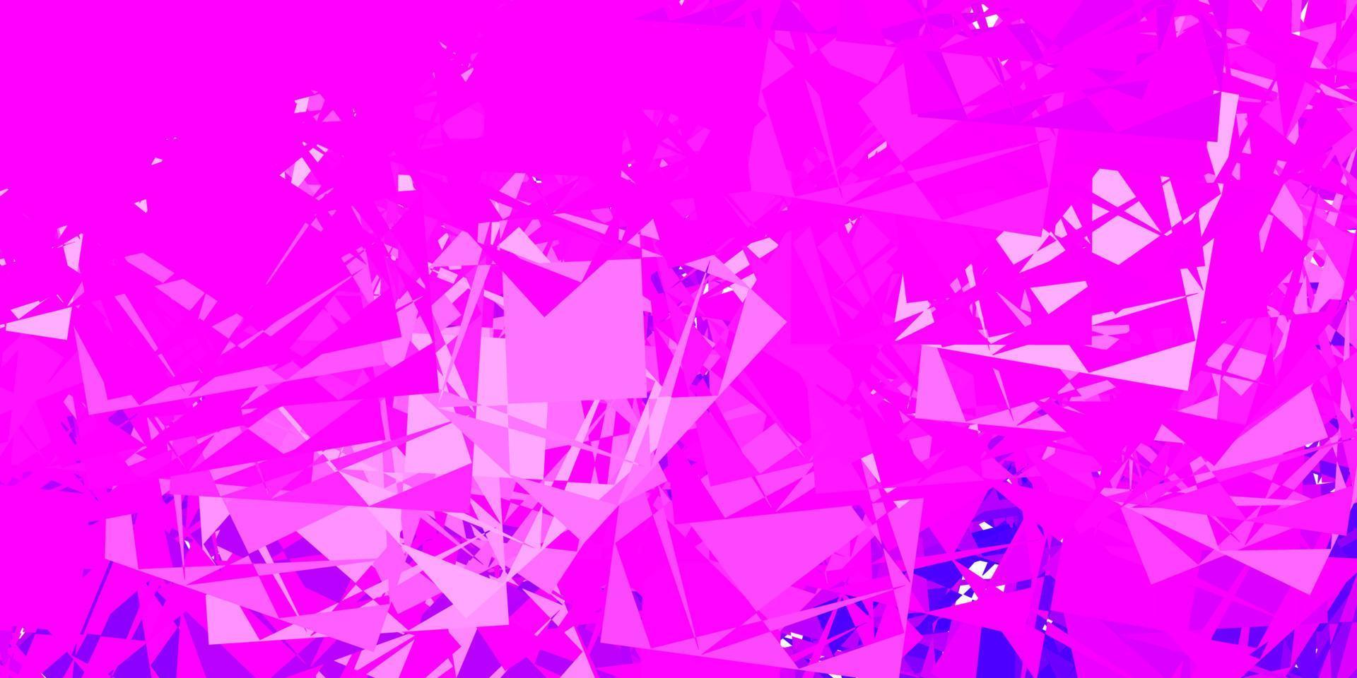telón de fondo de vector púrpura claro con formas caóticas.