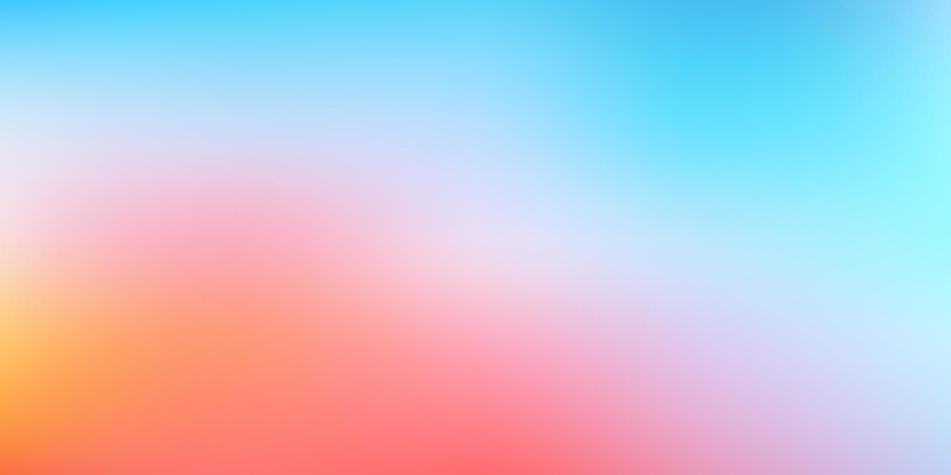 Light blue, red vector abstract blur layout.