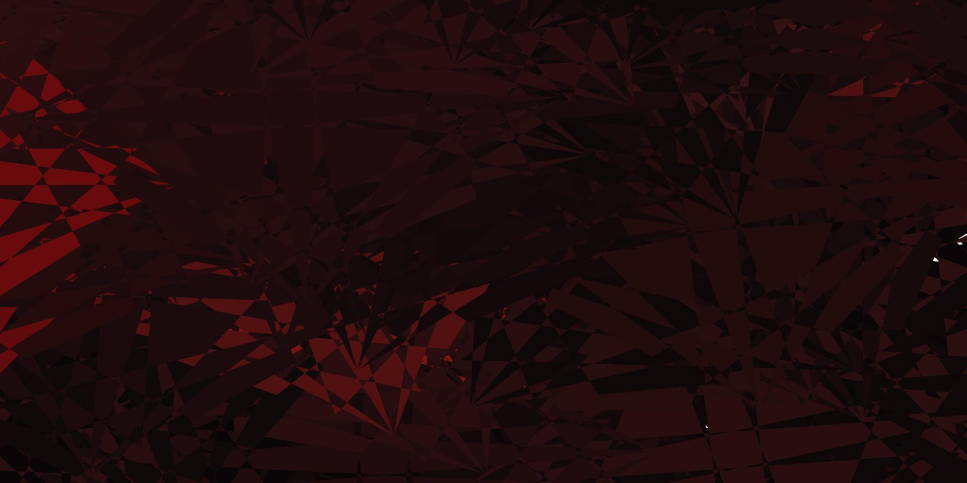Dark Red vector template with abstract forms.