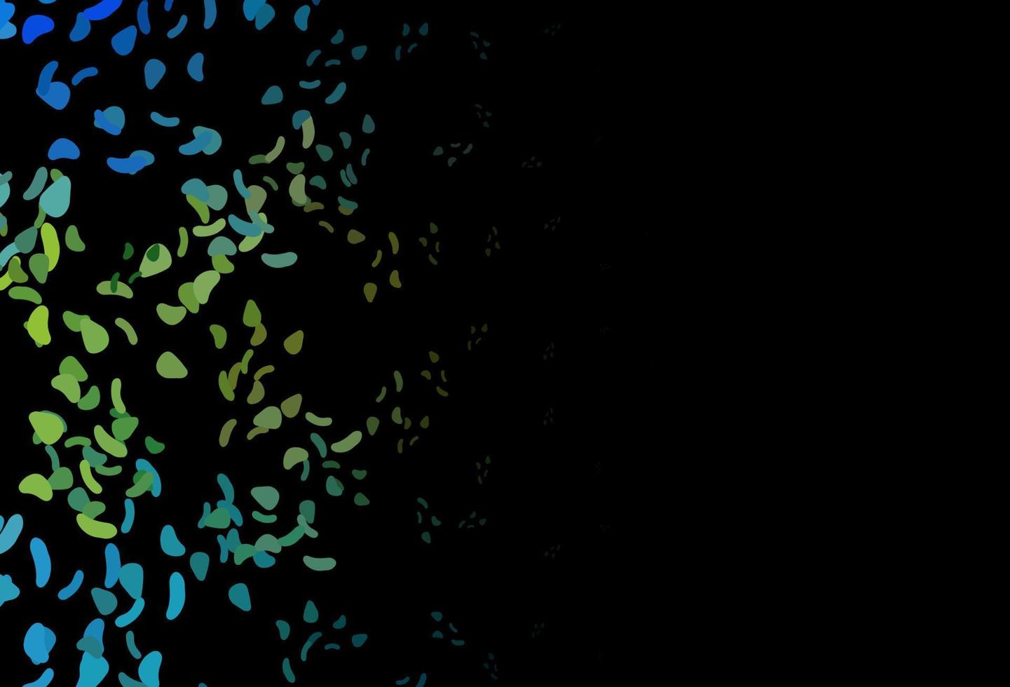 azul oscuro, textura vectorial amarilla con formas aleatorias. vector