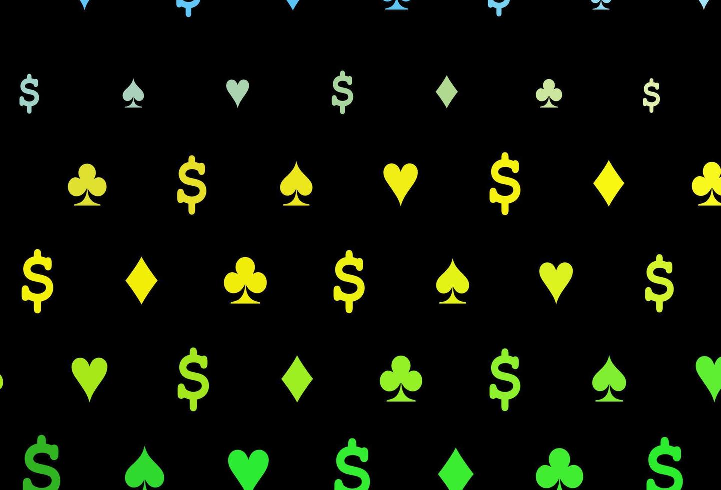 diseño de vector azul oscuro, amarillo con elementos de tarjetas.