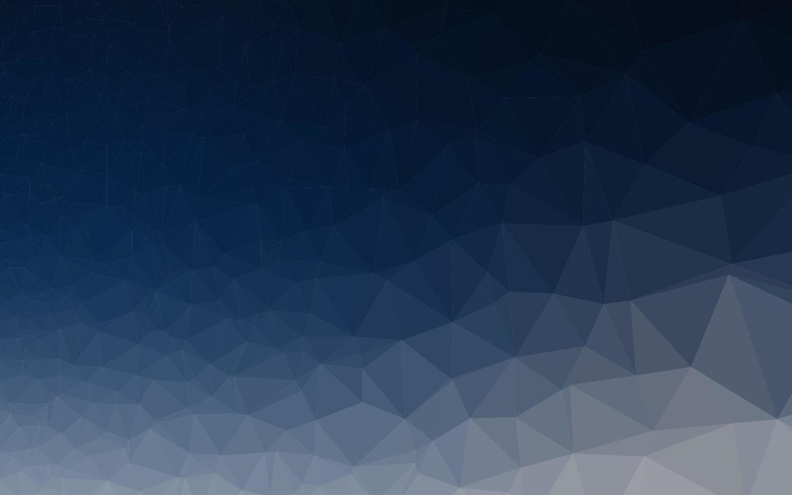 Dark BLUE vector abstract polygonal layout.
