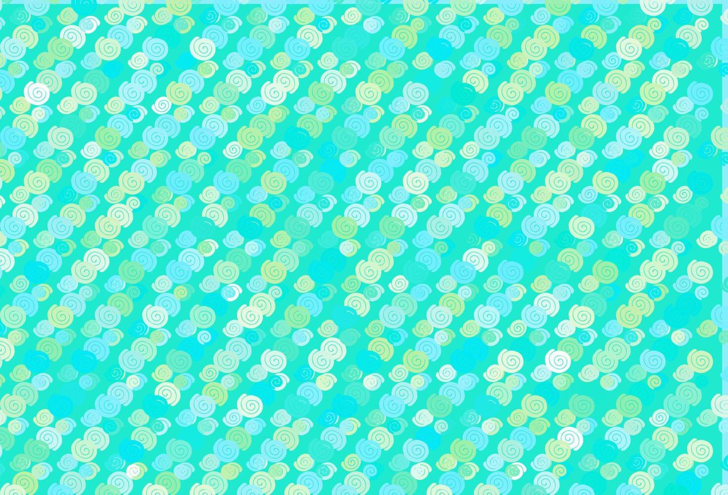 Light Blue, Yellow vector background with curved circles.