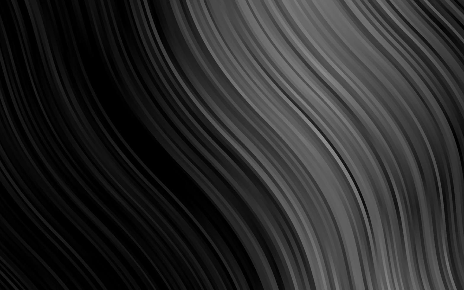 Dark Silver, Gray vector background with lava shapes.