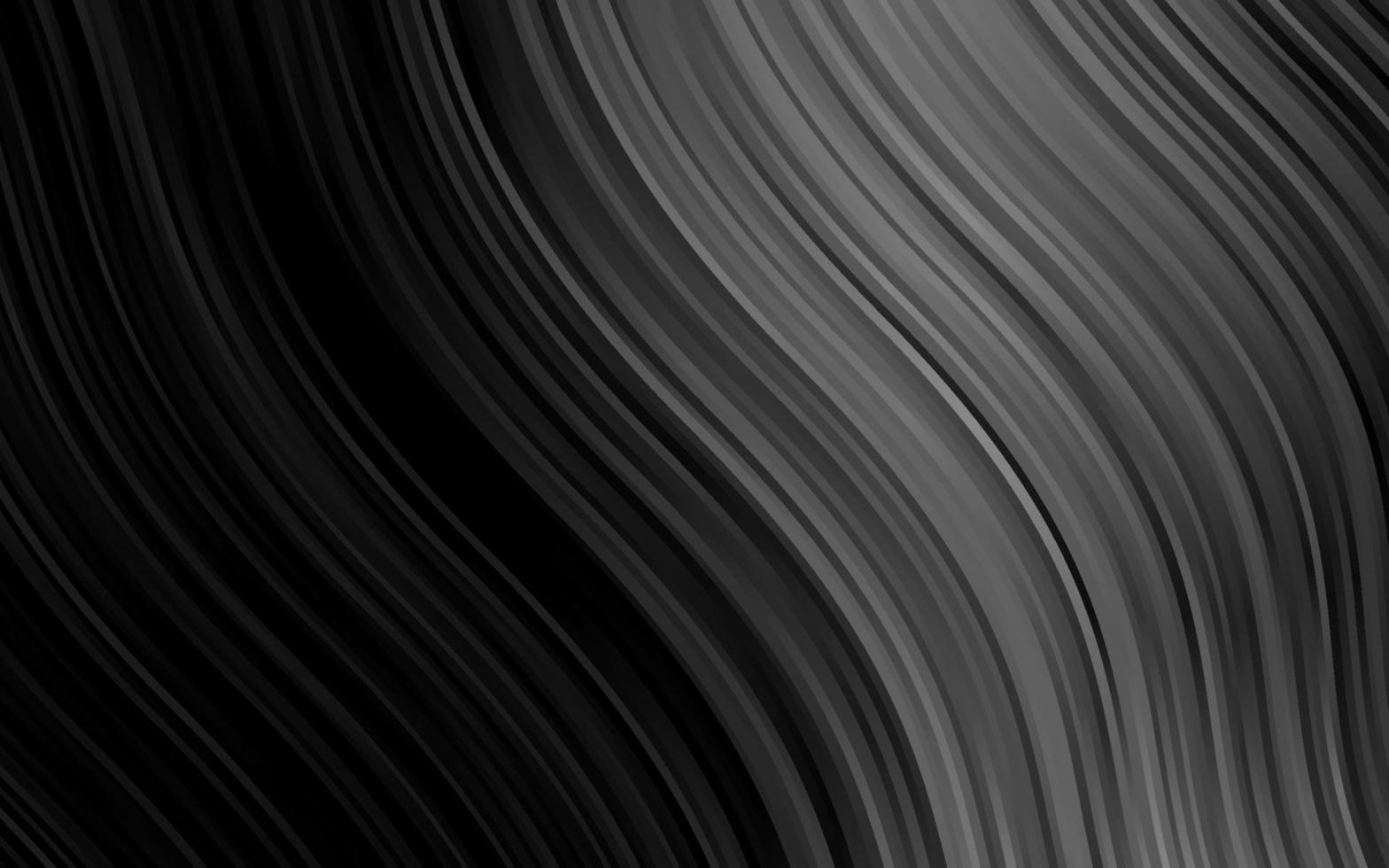 Fondo de vector gris plateado oscuro con formas de lava.