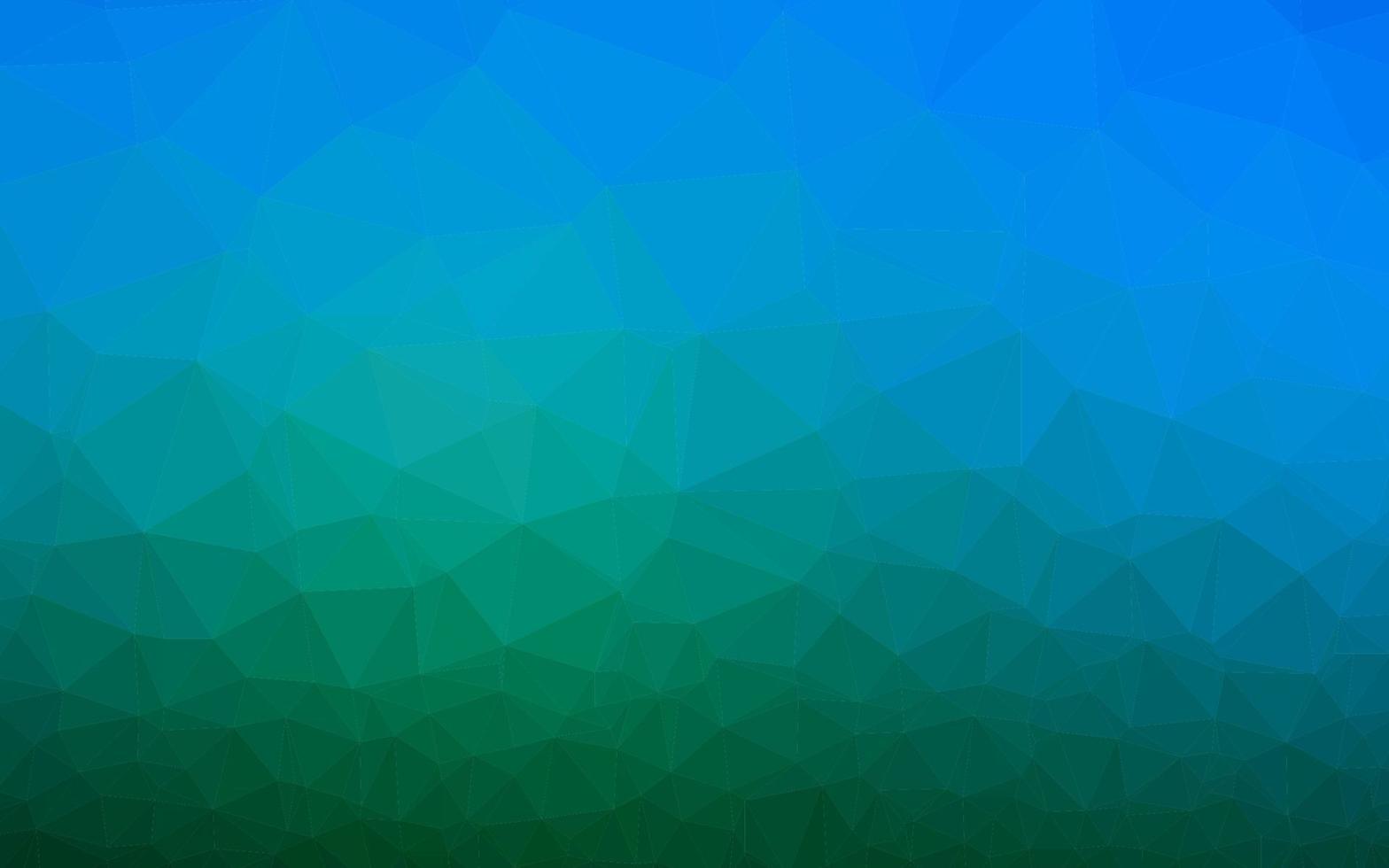 Dark Blue, Green vector triangle mosaic cover.