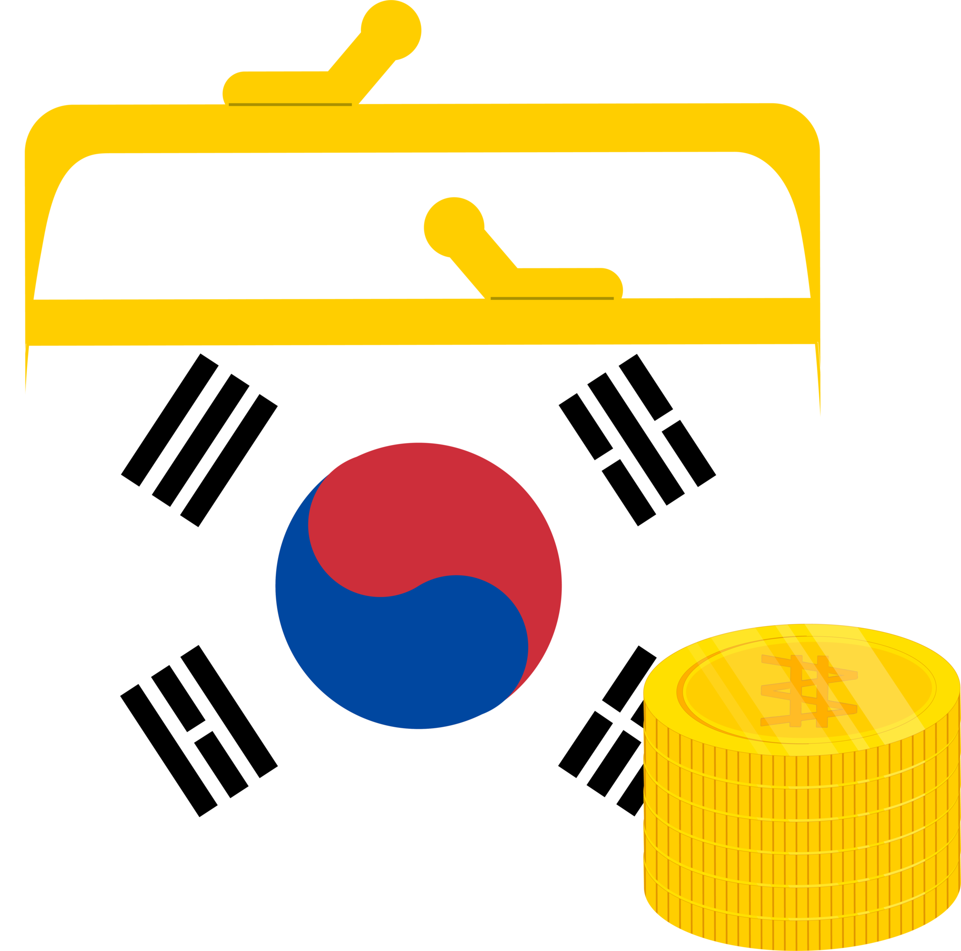 Free South Korean Flag Hand Drawn South Korean Won 11767910 PNG With free-south-korean-flag-hand-drawn-south-korean-won-11767910-png-with