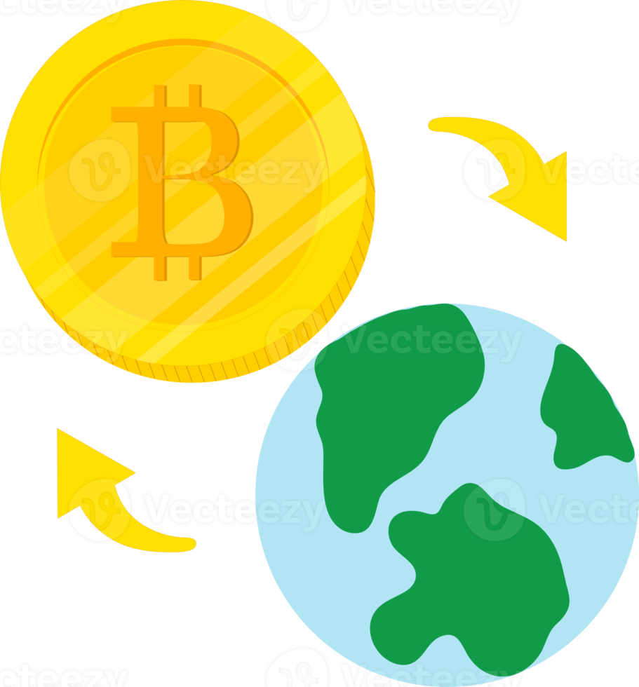 Bitcoin icon hand drawn design png