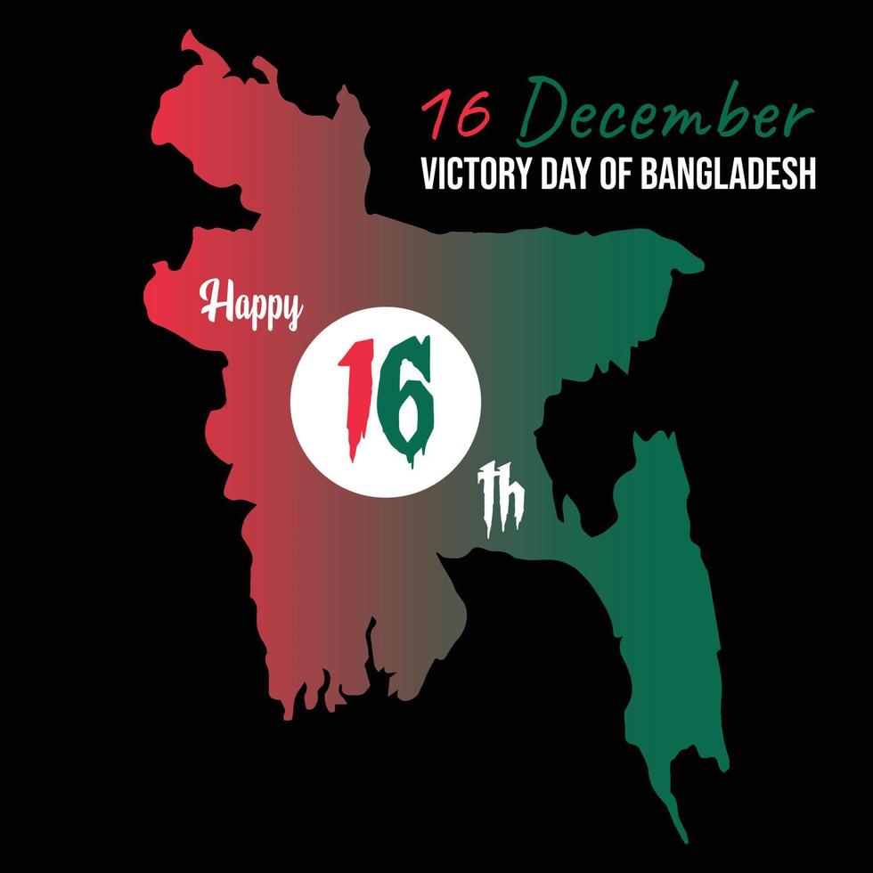 día de la victoria de bangladesh ilustración vectorial vector