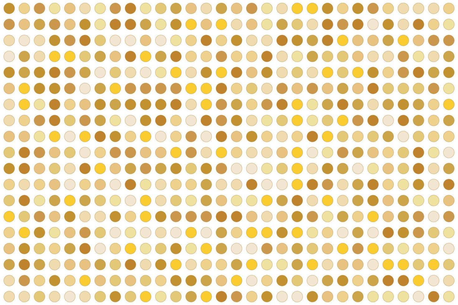 Premium gold polka dot pattern vector
