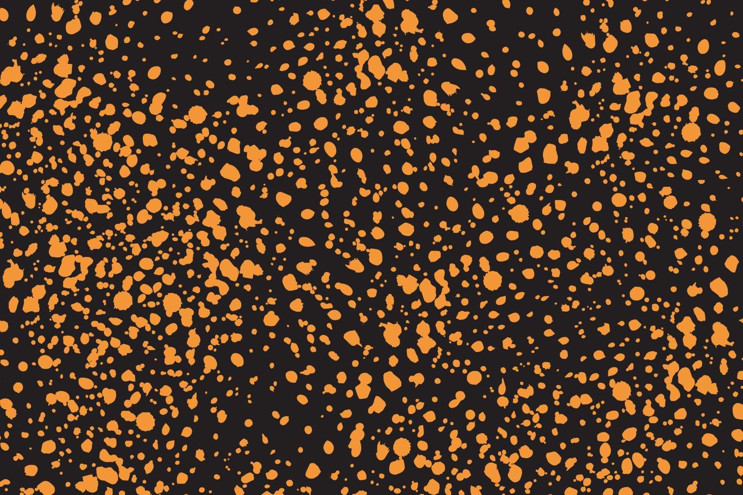 Premium background of orange dots on black background vector