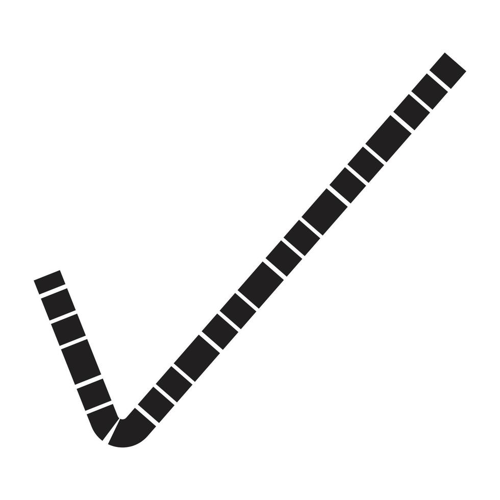 Black check mark icon vector