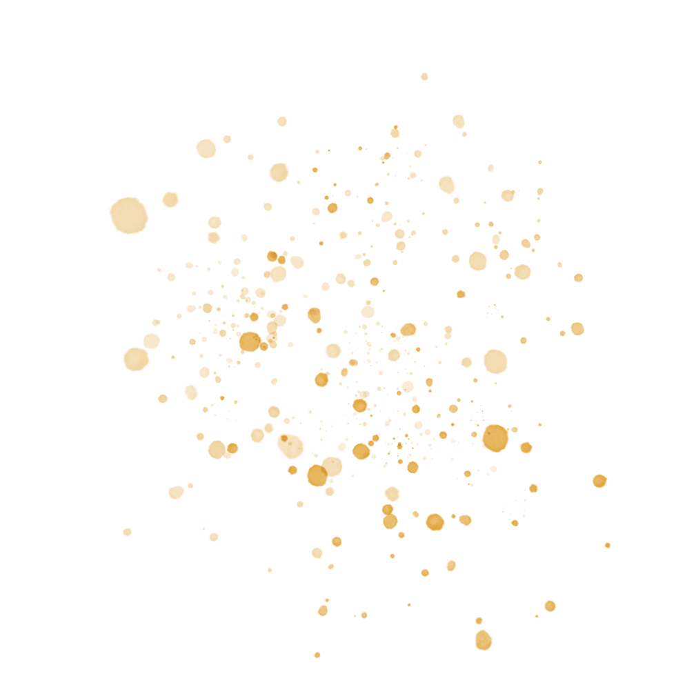 Gold Splatter Paint Splash png